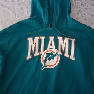 Fanatics Teal Fleece Pullover Hoodie